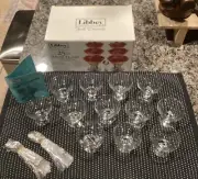 Libbey Just Desserts 12 Mini Flare Dessert Dishes 24 Stainless Spoons In Org Box