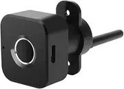WAZIJ Smart Fingerprint Cabinet Lock-Keyless Black Biometric Lock for Anti-Theft Security,Suitable for Doors,Drawers,Wardrobes