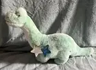 Glow Brights Blue Apatosaurus Dinosaur Plush Light Up Sound FAO Schwarz 12 Inch