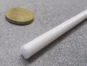 Teflon PTFE Virgin White Rods (3/8) .375" Diameter x 72 Long