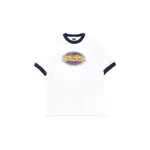 PRETTYNICE WICKED RINGER TEE-WHITE NAVY