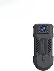 MD32 1080P HD Mini Body Camera with Night Vision, 8-Hour Battery, Motion Detection & 180° Rotating Lens for Police, Sports, and Car Driving Recorder (8 Hours Camera,with 16GB)