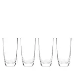 Nambe Taos Highball Glasses, Set of 4