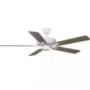 Progress Lighting AirPro Builder Fan 52 in. Indoor White Ceiling Fan+Remote