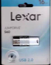 Lexar S60 USB 2.0 16GB JumpDrive Flash Drive NEW GENUINE 1-piece