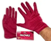 BURGUNDY RED PARADE DRESS GLOVES Adult Formal Costume Clown Circus Dance Mime