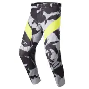 Racer Tactical Pants Cast Gray Camo Yellow Fluo