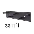 Coat Rack Wall Mount Black Wall Coat Rack Screw in Metal Door Hooks for Hangi...