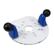 Universal Router Plate with Double Handles for Carpentry Easy Installation