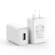 5v2A USB Wall charger Universal Portable Travel Power Adapter Plug for Drones,TV Sound Bar,Fire TV Stick,Headphones,Ear Buds,MP3,MP4,White