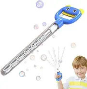 Bubble Wands for Kids,Bubble Wand Smiling Face Handheld Blower - 5-Claw Interactive Toys, Outdoor Toys Party Games for Kids Birthday Camping Outdoor Activity