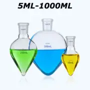 Thick 5-1000ml Flask beaker Organic Glass Science glassware biology Laboratory