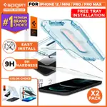 鋼化玻璃 IPHONE 12 PRO MAX 12 PRO 12 MINI SPIGEN GLASS TR EZ FIT