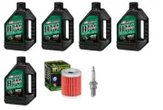 Oil Change Kit Arctic Cat 250/300 Tune up Kit Spark Plug 1998-2005 5 Quart