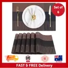 Placemats,Style Placemats for Dining Table Set of 6, Heat Resistant Place Mats