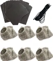 Pool Snooker Billiard Table Deluxe Empire Rail Silver Pocket Nets & Black Leather Set