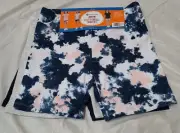 Member's Mark Girl's 3-Pack Bike Cartwheel Shorts Blue Tie Dye/Silver/Blue 4/5