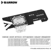 Barrow Backplate with RAM Water Block for ASUS ROG Strix RTX 3080 Ti 3090 Gaming