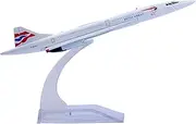 Model Plane 1:400 British Concorde Model Airplane Metal Plane Die-cast Alloy Airplanes for Gift and Collection