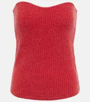 [Isabel Marant] Isabel Marant Blaze wool and cashmere top AU 16 pink
