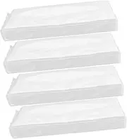 minkissy 4 Packs of Facial Tissues Travel Napkins Unscented 3-Layer Absorbent for Easy Access Go