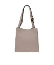 Furla Nuvola Logo Printed Mini Bucket Bag One size beige