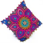 5 PCS Colorful Embroidery Cushion Cover Decorative Cotton Suzani Floral 16x16"