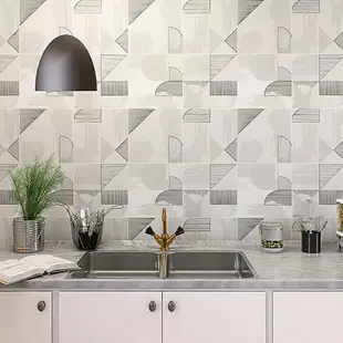 廚房墻紙防水北歐ins小花磚墻貼衛生間瓷磚翻新廁所浴室墻磚貼紙