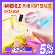 2PCS Handheld mini Heat Sealer Poly Bag Sealing Machine Food Portable Plastic AU