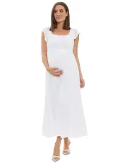 [Ripe] Hail Spot Dress in White