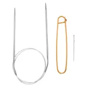 32" Circular Knitting Needles US 4/3.5mm Needles 5.51" Stainless Steel