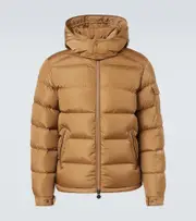 [Moncler] Moncler Maya logo down jacket UK 40 brown