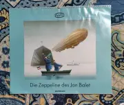 Calendar Of Zeppelins By Jan Balet OVERSIZED 12 VTG Pictures 42" X 49 GERMAN EUC