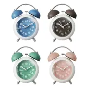 Creative Metal Alarm Clock Double Powred Bedside Desk Ornaments