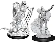 WizKids WK90020 D and D Nolzurs Marvelous Lich and Mummy Lord Unpainted Miniatures