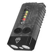 V10L Dual LED 1000LM Strong Light EDC Keychain Flashlight With UV Sidelight Type-C Rechargeable Waterproof Mini LED Torc