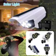 77 Led Outdoor Motion Sensor Solar Floodlight Wireless Dummy Security Camera New