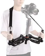 DH04Pro 4th Z Axis Flexiable Detachable Damping Spring Dual Handle Grip, Compatible with DJI RS2/RSC 2/Ronin S/RoninSC, ZHIYUN Crane 2/2S/3/3S/Plus/V2 Weebill S/Lab, Moza Air 2