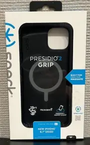 Speck Presidio2 Grip iPhone 14 Plus 6.7" (2022) Black MagSafe Case - NIB