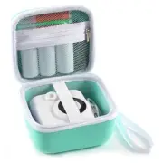 Lumus&Solem Kids Camera Case for Instant Cameras - Storage Bag Compatible Green