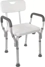 Shower Chair Bath Seat with Padded Arms, Pregnant Women's & Elderly Shower Stool