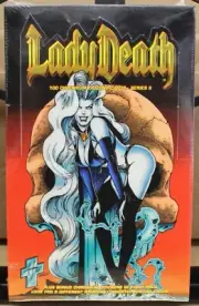 LADY DEATH II CHROMIUM SERIES 2 Trading Cards Box KROME PRODUCTIONS 1995 CHAOS!