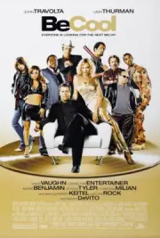 BE COOL MOVIE POSTER 1 Sided ORIGINAL FINAL 27x40 JOHN TRAVOLTA DWAYNE JOHNSON