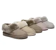 AUSTRALIAN SHEPHERD® UGG Slippers Sheepskin Wool Ankle Homey Special - Sand / AU Ladies 10 / AU Men 8 / EU 41