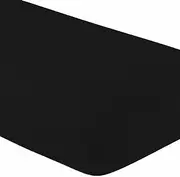 100% Cotton Knit Jersey 3 PC Twin XL Bed Sheet Set (1 fitted sheet and 2 pillow cases) -Twin Extra Long, 15" Deep Pocket, 39" x 80" Great for Dorm, Hospital and Split King Beds (Black, Twin XL)