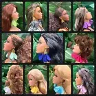 Barbie Jewelry Handmade Flower Style Doll Earrings Choose Color