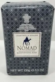 Crabtree & Evelyn Nomad Moisturizing Soap for Men 5.3 oz ~ New Factory Sealed