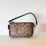 Coach Nolita 19 In Signature Canvas With Disco Star Print Mini Purse