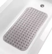 Medium Non-Slip Bathtub & Shower Mat 31X16 (Smooth/Non-Textured Tubs Only) Safe,