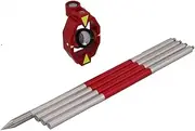 New Mini Optical Prism with 4 Poles for Total Station, Prism Constant= 0/-30mm